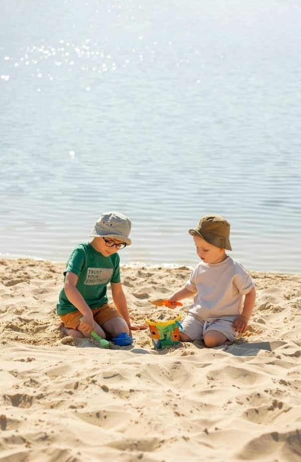 Boys on the beach